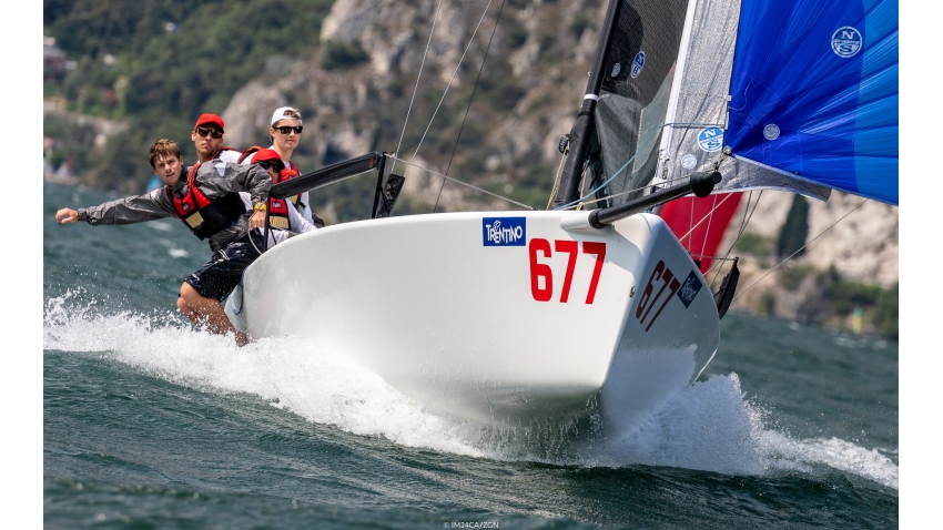 2018 - White Room GER677 - Melges 24 European Sailing Series in Torbole, Italy