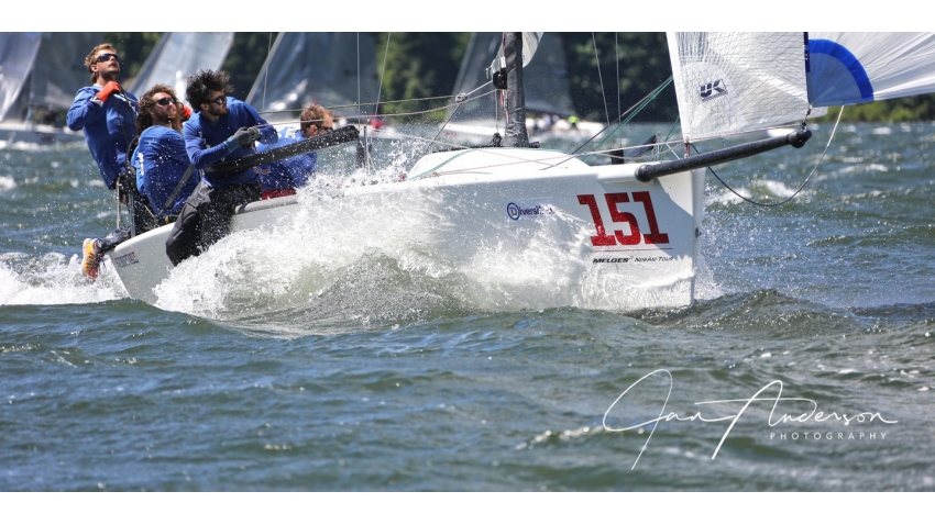 Fraser McMillan's Sunnyvale CAN151 at the 2017 Melges 24 North American Championship