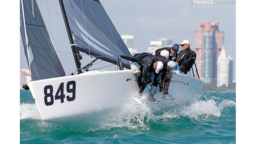 Brian Porter - Full Throttle USA849 at the 2016 Melges 24 Worlds in Miami