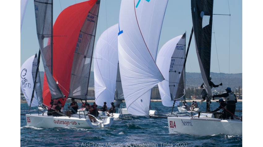 The racing in the Melges 24 Nationals has been extremely close - 2020 Melges 24 Australian Titles