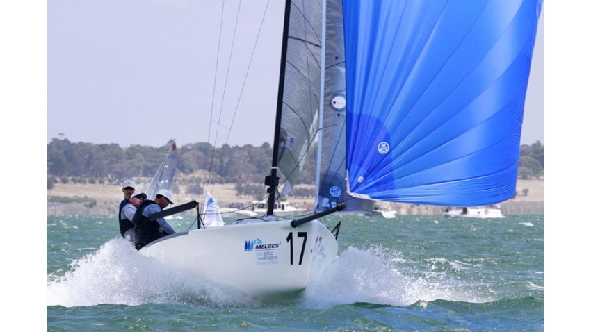 Star USA841 - Harry Melges, Federico Michetti, Andy Burdick, Jeff Ecklund - 2nd at the 2014 Melges 24 Worlds - Geelong, Australia