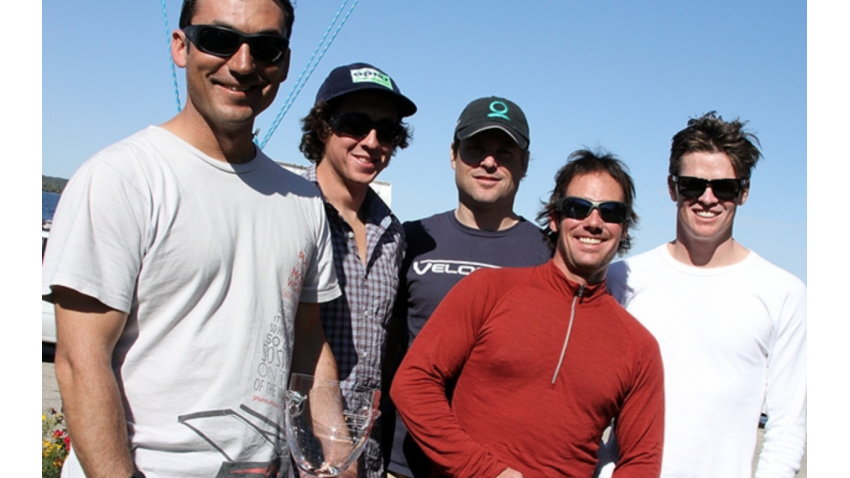 Bora Gulari and his New England Ropes crew comprising tactician Jeremy Wilmot, George Peet, Dan Kaseler and Chris Fortine - 2011 Melges 24 US National Champions