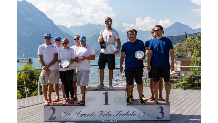 Corinthian Top 3 of the 2020 Melges 24 European Sailing Series Event #1 in Torbole, Italy 