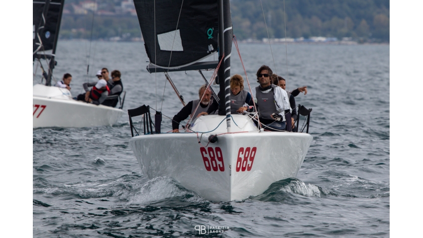 Michele Paoletti's Strambapapa ITA689 at the final event of the 2020 Melges 24 European Sailing Series in Trieste