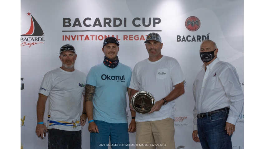 Travis Weisleder's Lucky Dog with John Bowden, Mark Mendelblatt and Hayden Goodrick  - 2nd at the Bacardi Cup Invitational Regatta March 2021