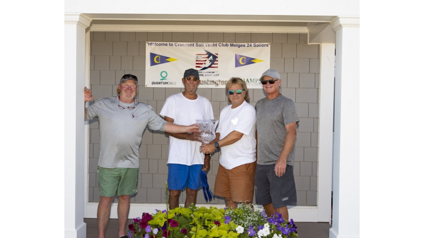 2021 U.S. Melges 24 Corinthian National Champions - FLYING TOASTER (Mike Dow, Bob Clark, James Olson and Gregg Diehl)