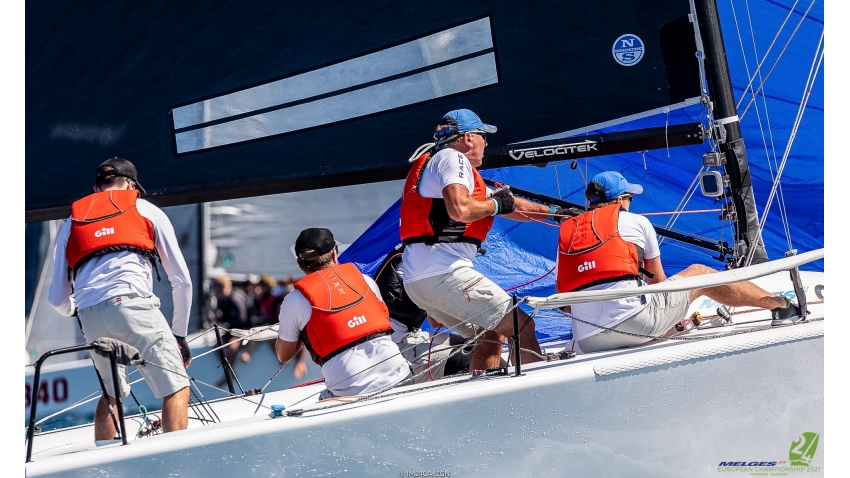 Gill Race Team GBR694 of Miles Quinton is seated on the eighth position of the Melges 24 European Sailing Series 2021 current ranking