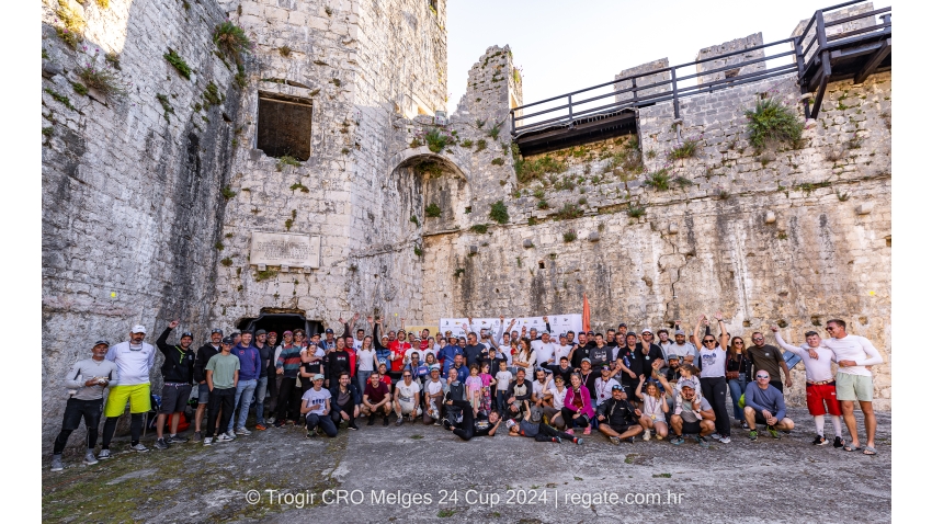 Participants of the Trogir Outdoor Festival CRO Melges 24 Cup 2024