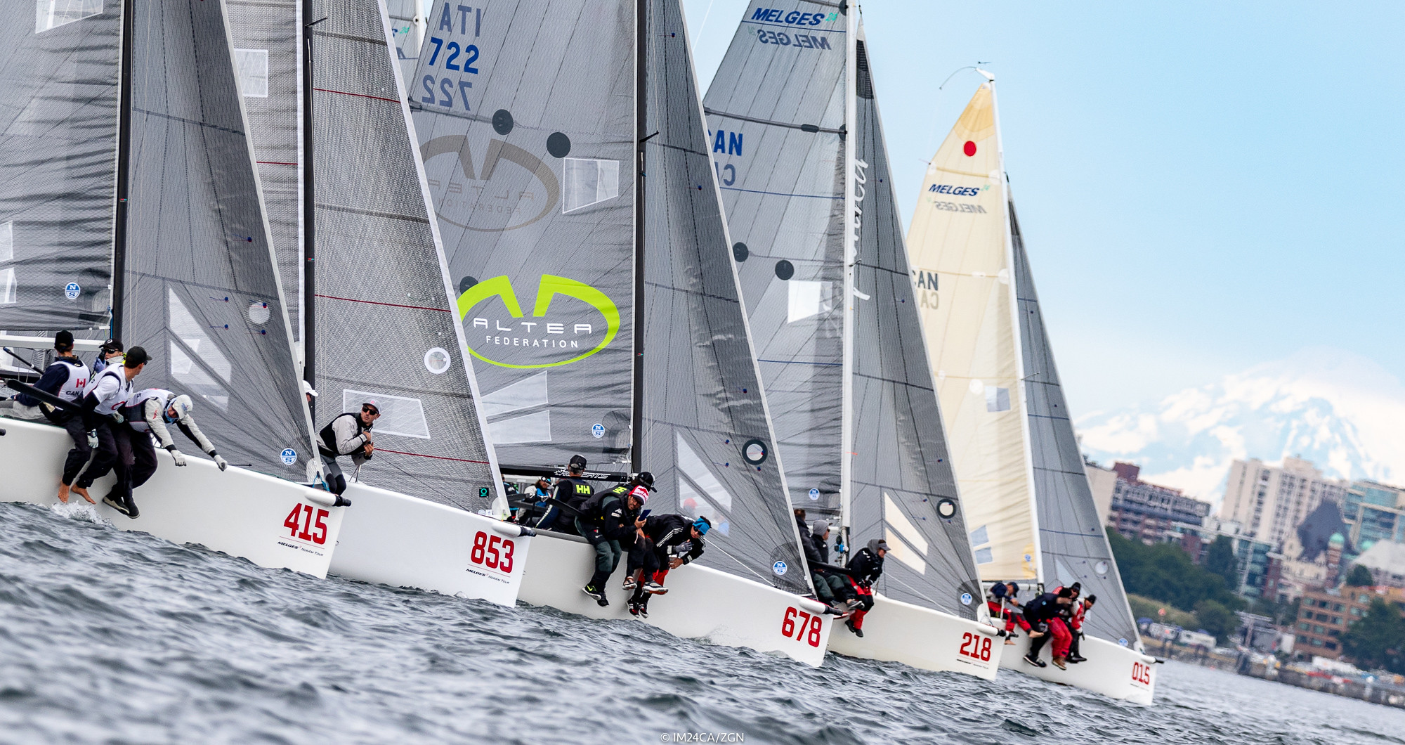 The starting line of the 2020 Melges 24 Worlds in Charleston is getting closer. - Photo © IM24CA / Zerogradinord