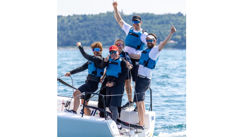 Austrian team Pure of Michael Schineis finished 2nd the final race - Melges 24 European Sailing Series 2024 - Portoroz, Slovenia