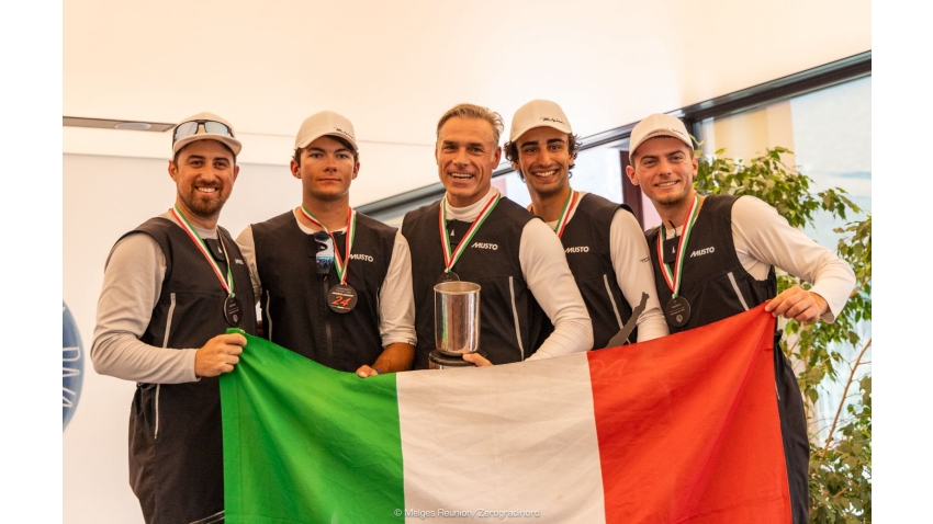 Melgina team of Paolo Brescia - Melges 24 Italian Champion 2024 