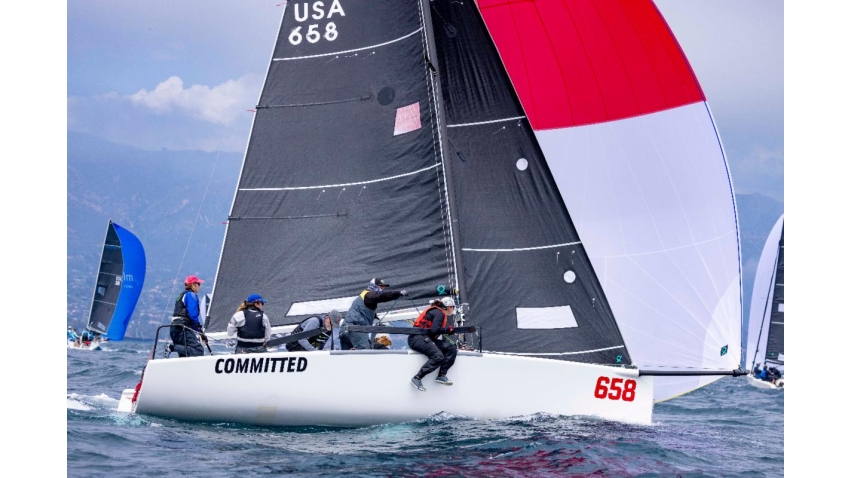 Sallie Lang's Committed USA658 at the 2024 Melges 24 U.S. Nationals in Santa Barbara