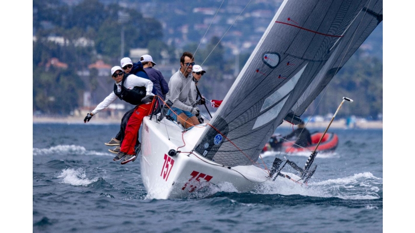 Kathrin Wagners Tinka USA757 bei den Melges 24 US Nationals 2024 in Santa Barbara