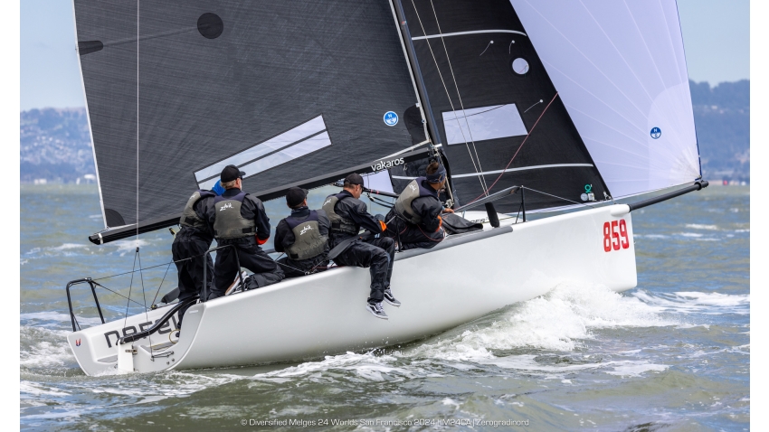 Peter Karrie's NEFELI GER859 - 2024 Diversified Melges 24 Worlds 2024 San Francisco