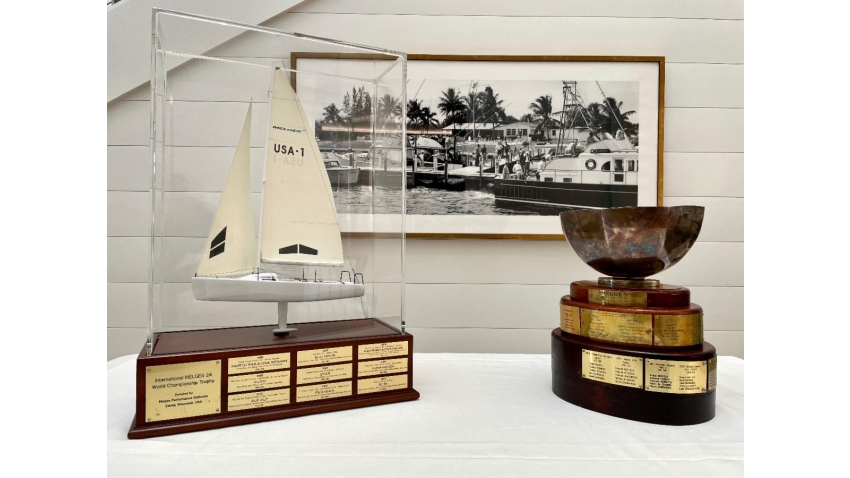 Melges 24 World Championship perpetual trophies