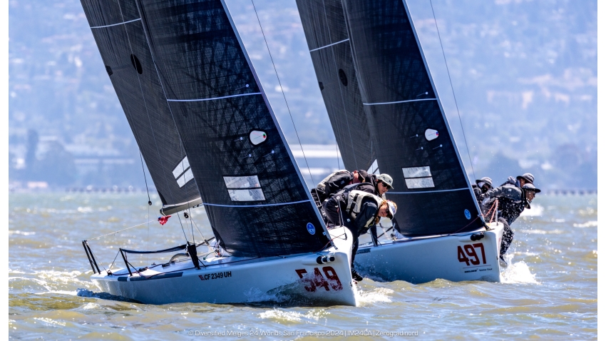 Kent Pierce's AVERAGE USA549 - 2024 Diversified Melges 24 Worlds 2024 San Francisco 