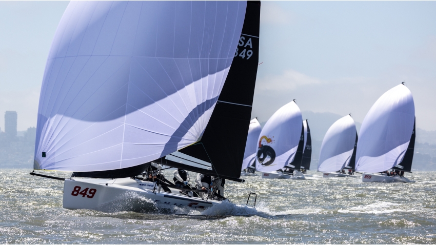 Brian Porter's FULL THROTTLE USA849 - 2024 Diversified Melges 24 Worlds 2024 San Francisco