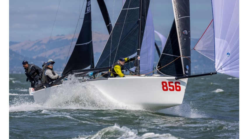 Geoff Fargo's SENTINEL USA856 - 2024 Diversified Melges 24 Worlds 2024 San Francisco