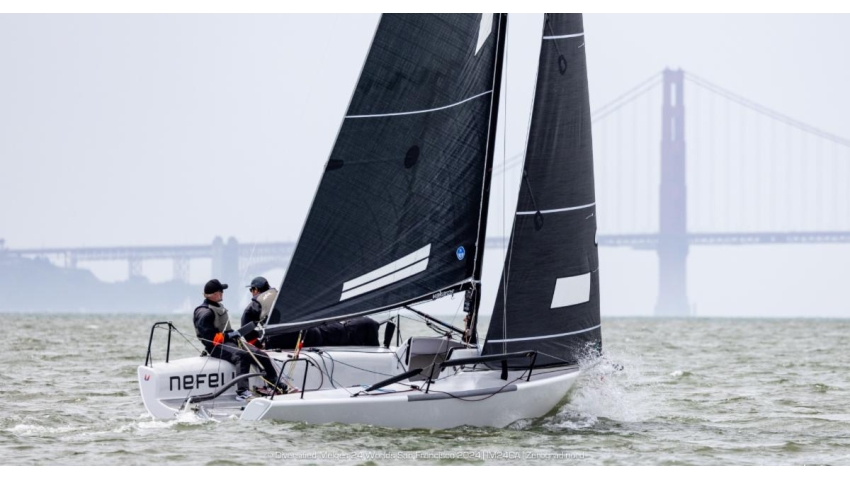 Peter Karrie's NEFELI GER859 - 2024 Diversified Melges 24 Worlds 2024 San Francisco