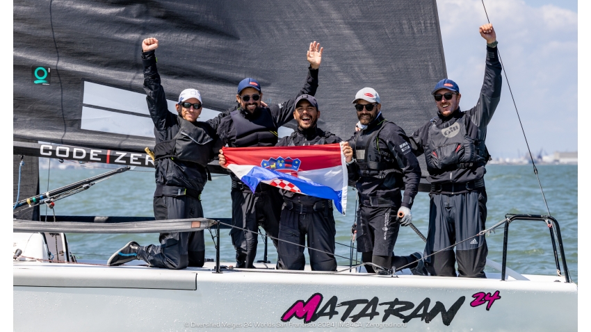 Ante Botica's MATARAN 24 CRO649 - 2024 Diversified Melges 24 Worlds San Francisco