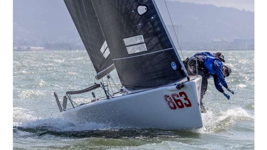 Cuyler Morris' DARK HORSE USA863 - Diversified Melges 24 Worlds 2024