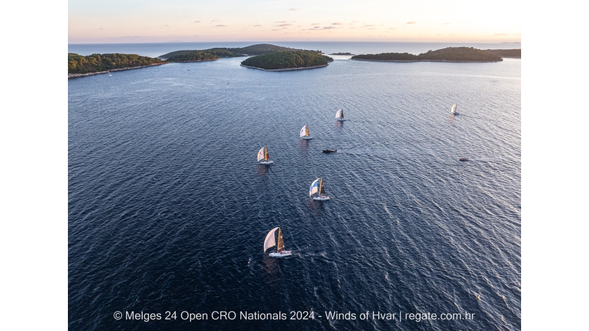 Melges 24 Croatian Nationals 2024 in Hvar