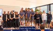 Corinthian podium of the Melges 24 regatta - Riva, Italy, July 2024