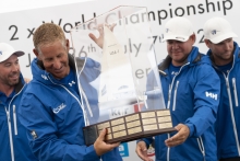 PACIFIC YANKEE USA865 of Drew Freides - Melges 24 World Champion 2023 with Melges Performance Sailboats Challenge Trophy