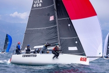 Sallie Lang's Committed USA658 at the 2024 Melges 24 U.S. Nationals in Santa Barbara