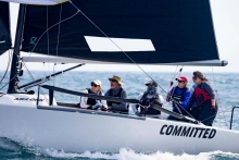 Sallie Lang's Committed USA658 at the 2024 Melges 24 U.S. Nationals in Santa Barbara