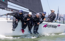  Ante Botica's team Mataran 24 CRO649 at the Diversified Melges 24 World Championship 2024 in San Francisco