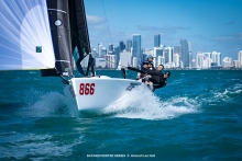 Harry Melges IV on ZENDA EXPRESS USA - Bacardi Invitational Winter Series 2024-2025 Event 2